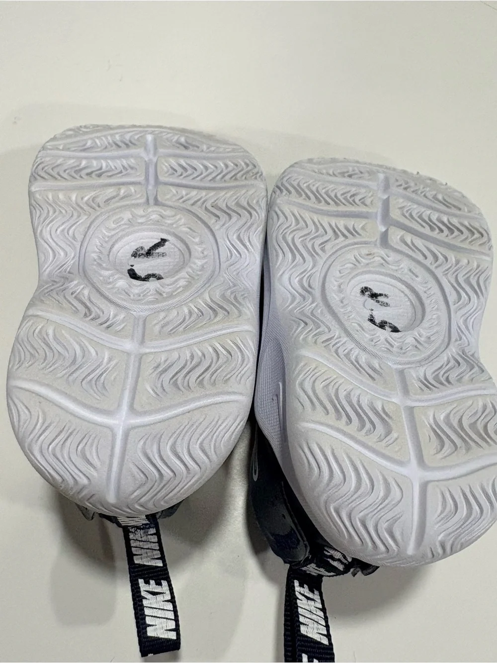 Nike Kids Navy Blue & White Slip-On Sneakers